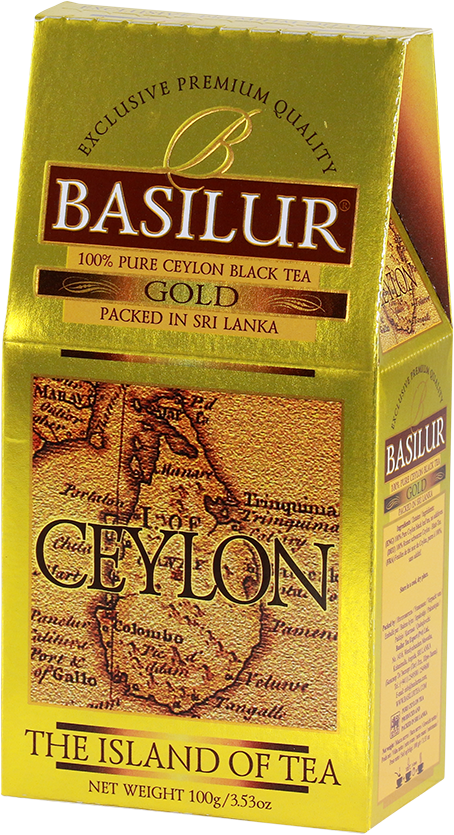 Чай Basilur колл. Чайный остров Цейлон "Золотой" 100 г
