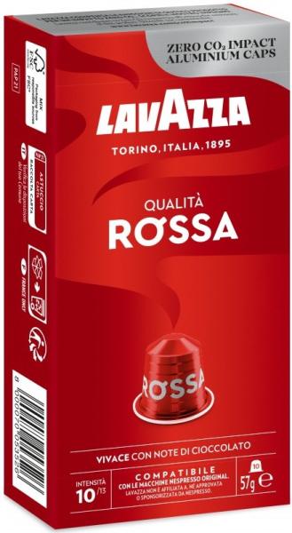 Кофе "Lavazza" молотый в капсулах ALU QUALITA ROSSA 10 капс.
