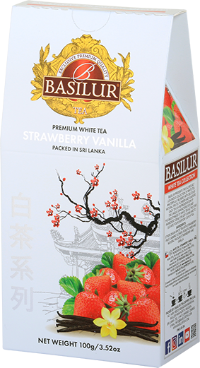 Чай белый Basilur "Клубника и ваниль" 100 г