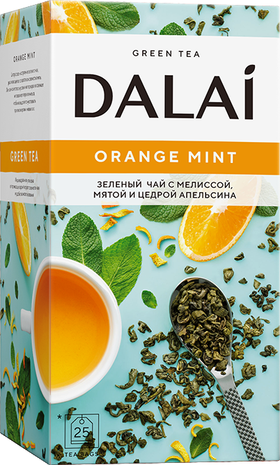 Чай зеленый Dalai Orange Mint 25 конв.