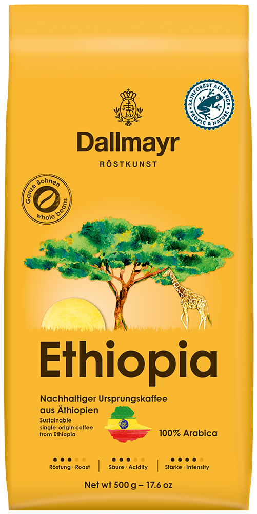 Кофе Dallmayr Ethiopia в зернах 500 г
