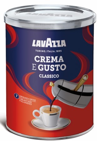Кофе Lavazza Crema e Gusto молотый (ж\б) 250 г