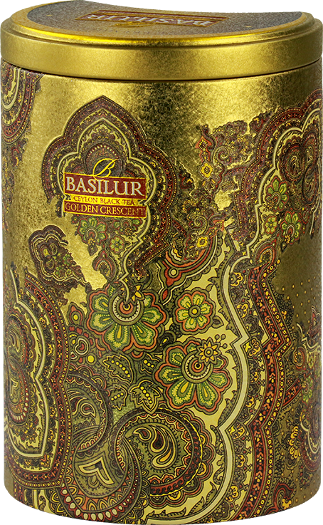 Чай черный Basilur Восточная колл. "Золотой месяц"  100 г ж/б