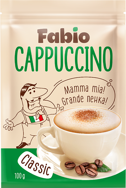 Напиток кофейный FABIO "Cappuccino Classic" 100g