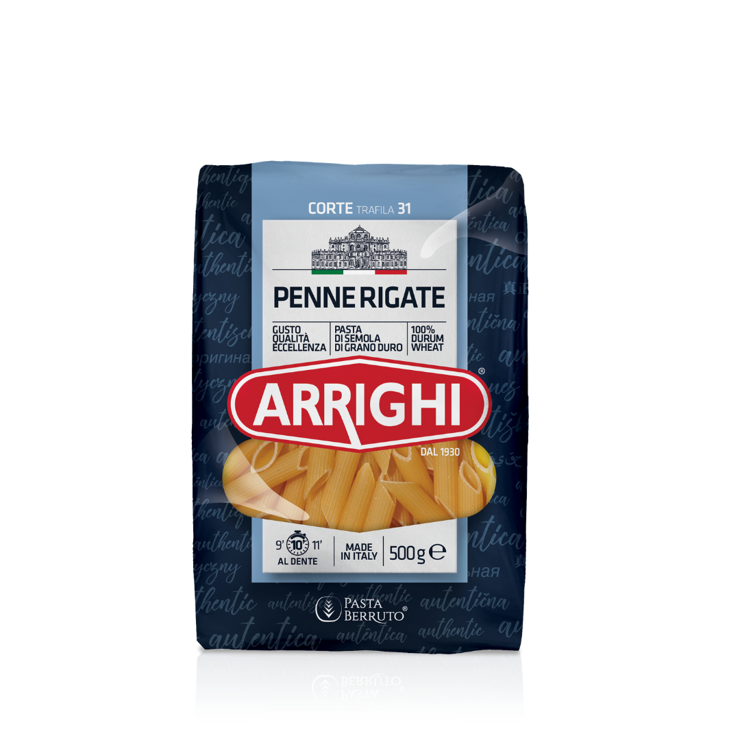 «ARRIGHI» Перья ребристые / PENNE RIGATE  500 г.