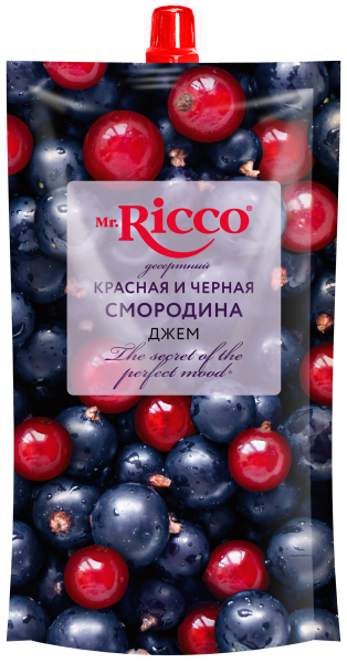Джем Mr.Ricco десертный "Красная и черная смородина" 300 г