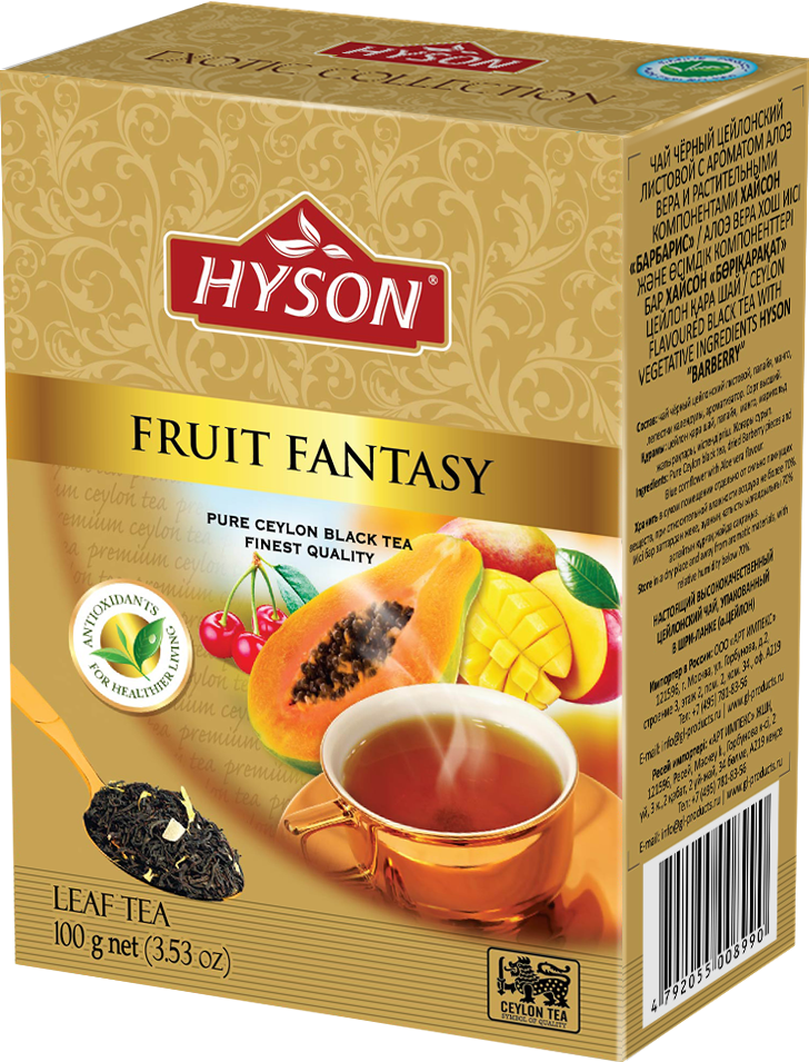 Чай "HYSON" Фруктовая фантазия  100 г