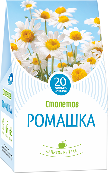Чайный напиток Столетов "Ромашка" 20 пак.