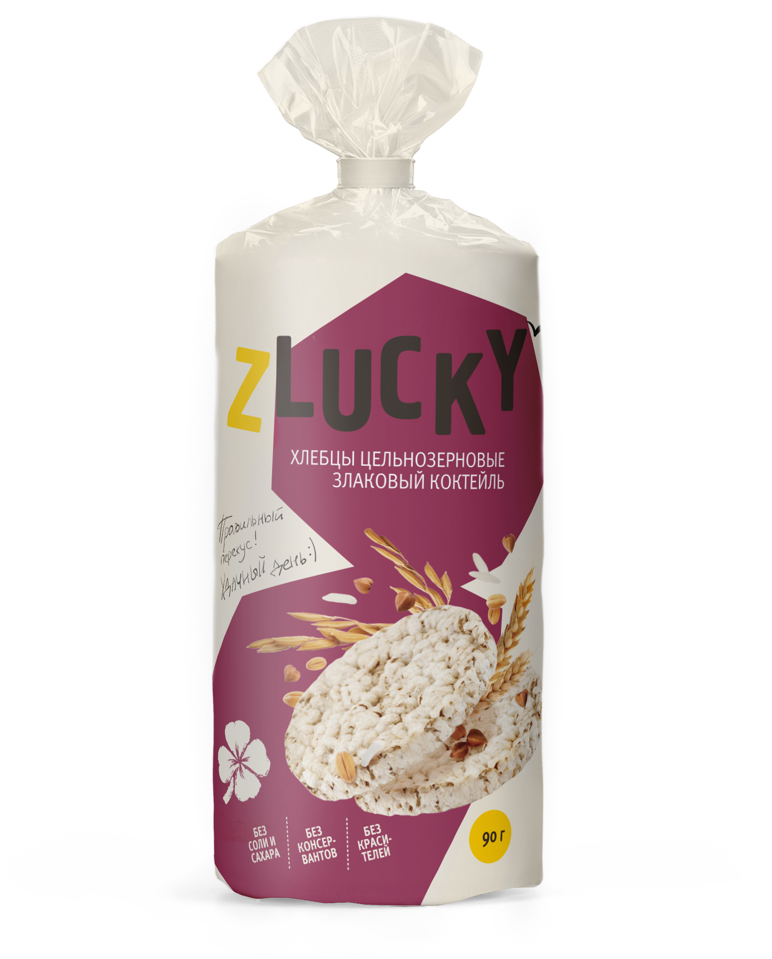 Хлебцы "Z LUCKY " Злаковый коктейль, 90 г
