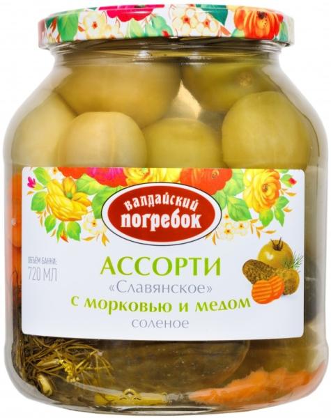Ассорти «Славянское» солёное «Валдайский погребок» 720 мл