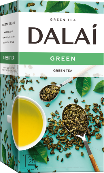Чай зеленый Dalai Green 25 конв. Шри-Ланка