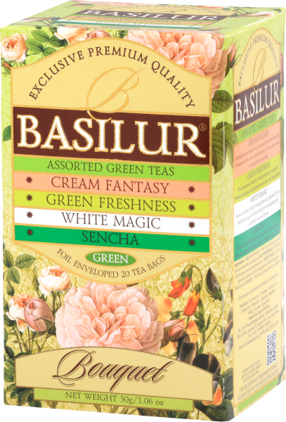 Чай зеленый ассорти "Basilur" Букет 25 конв.