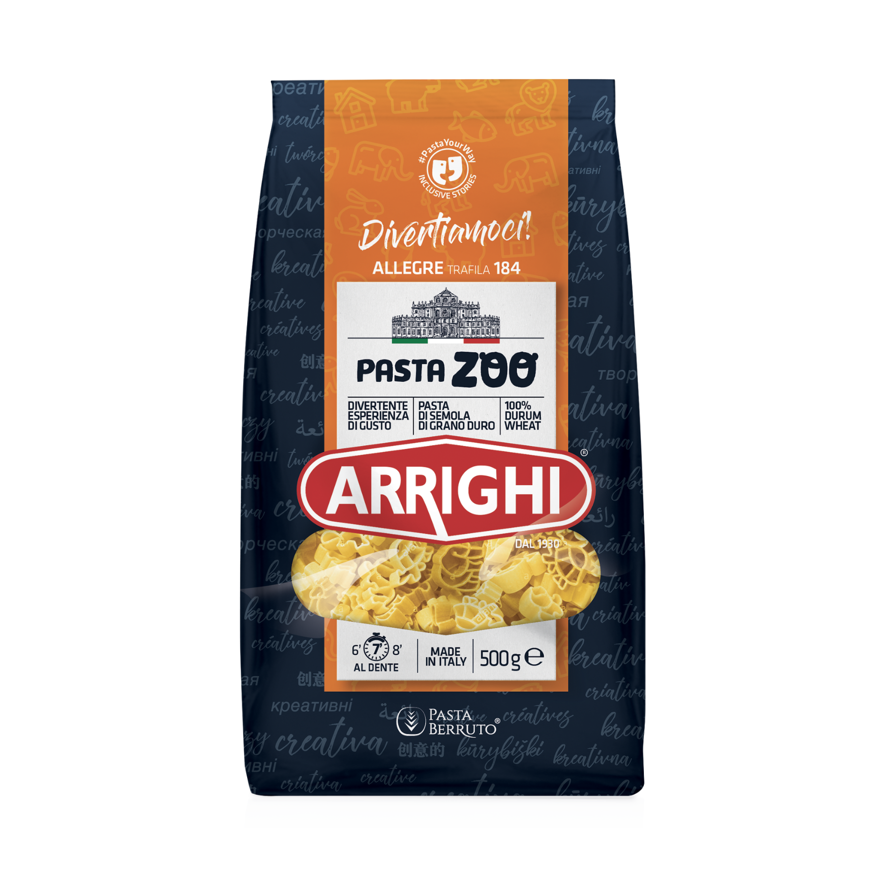 «ARRIGHI»  Паста. ЗОО/PASTA ZOO bronzo 500г.