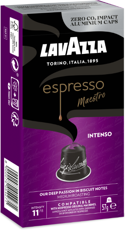 Кофе "Lavazza" молотый в капсулах  ALU ESPRESSO INTENSO 10 капс.