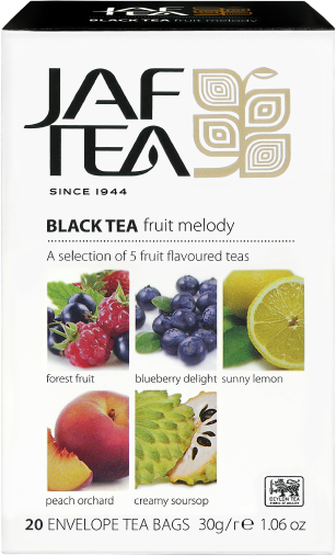 Чай "JAF" Fruit Melody Black, ассорти 20 конв.