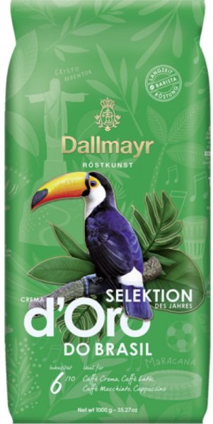 Кофе Dallmayr Crema d'Oro Selektion Des Jahres do Brazil в зернах 1 кг.