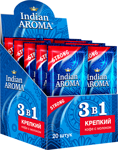 Кофе 3 в 1 Indian Aroma Strong 20 пак