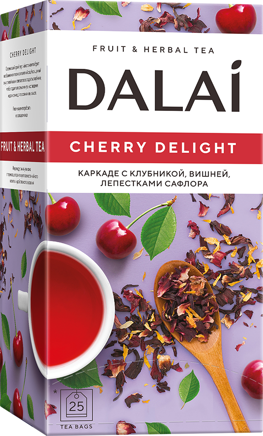 Чай травяной Dalai Cherry Delight 25 конв.