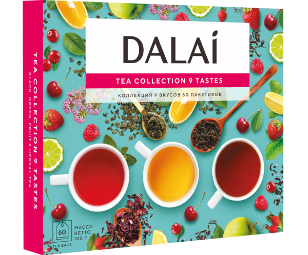 Чай Dalai ассорти "Коллекция 9 вкусов" " 60 конв.