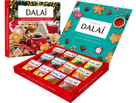 Ассорти DALAI "Новогодняя коллекция 7 вкусов"  60 пак.